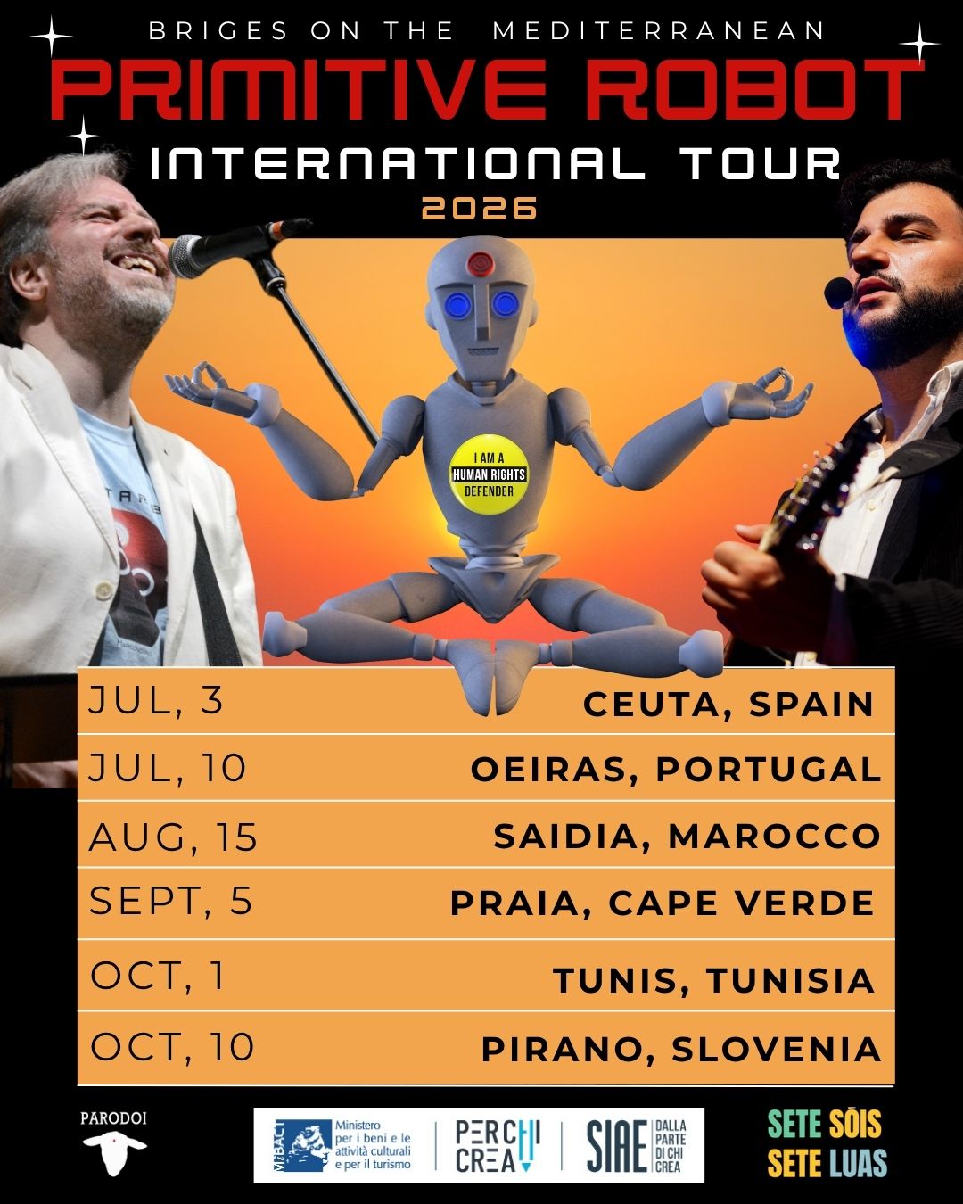PRIMITIVE ROBOT INTERNATIONAL TOUR
